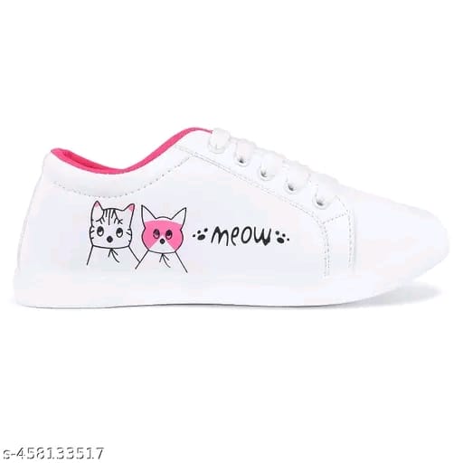 SOLECAP Multicolour Touch Casual Shoes for Women & Girls – Stylish Printed Lace-Up Sneakers, Lightweight EVA Comfort (Sizes IND-4 to IND-8)