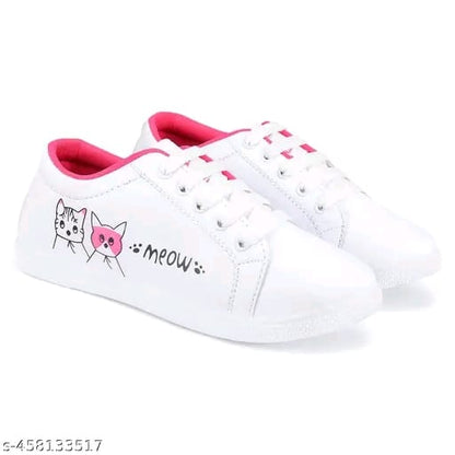 SOLECAP Multicolour Touch Casual Shoes for Women & Girls – Stylish Printed Lace-Up Sneakers, Lightweight EVA Comfort (Sizes IND-4 to IND-8)