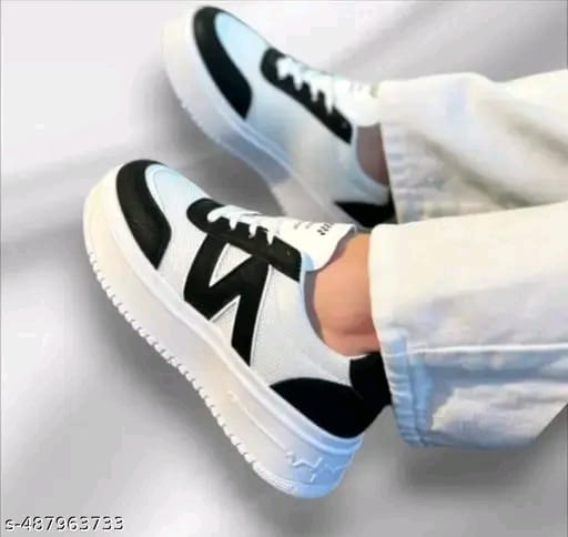 Avose Women Casual Shoes – Stylish Lace-Up Footwear for Girls & Women, Colorblocked Design (Sizes 4–8)