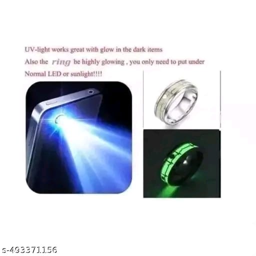 ✨ Combo of 3 – Stylish Chain, Pendant & Ring Set for Men & Boys | Radium Locket & Trendy Accessories