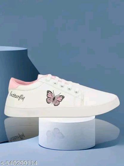 COOPERWINGS Women’s Stylish Casual Sports Sneakers – Comfortable Lace-Up Walking Shoes for Girls & Women (Sizes IND-5 to IND-9)